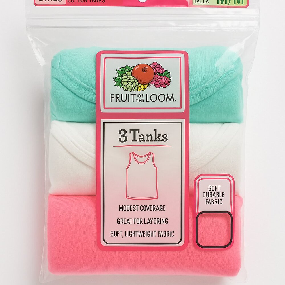 3pk Girls Tanks